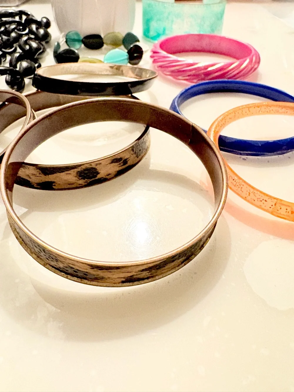 Mixed Women’s Fashion Bracelets and Necklaces - Assorted Colors Set of 11 Pieces